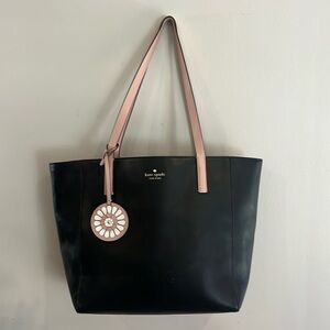 Kate Spade Large Rosa Tote - Black / Pink - 16"x 11”